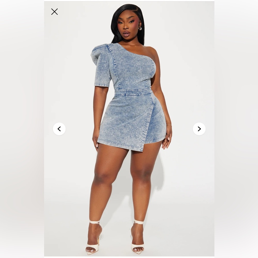 Quick brunch denim romper